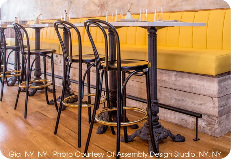 Hairpin Style Bentwood Bar Stool