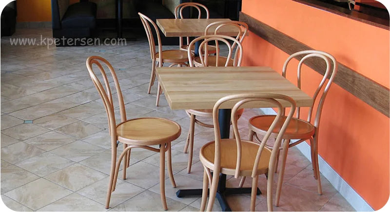 Thonet-Style #18 Hairpin Double Loop Bentwood Chair