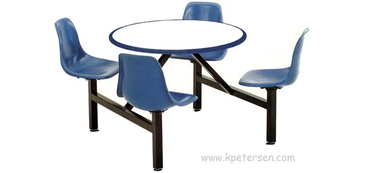 Cafeteria Seating with Fiberglass Shell Seats