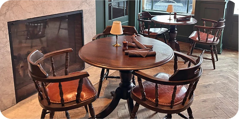 Early American Beech Captains Chair