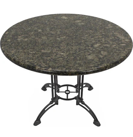 34" Artree Ornate Cast Iron Table Base with Umbrella Hole