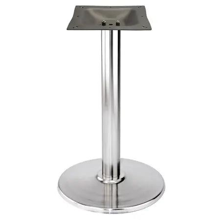 22" Diameter Chrome Plated Stamped Steel Table Base