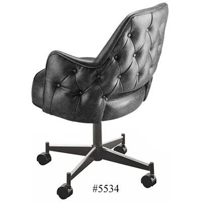 Diamond Tufted Arm Club Chair