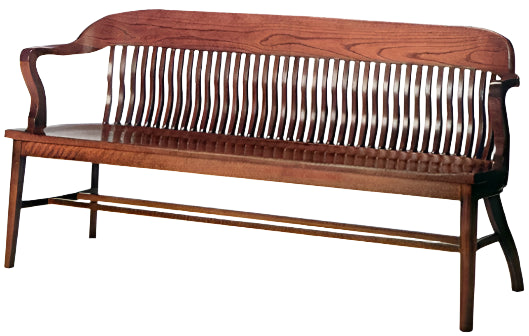 Oak Courthouse Benches
