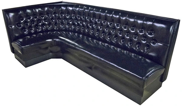 Diamond Tufted Upholstered Booth