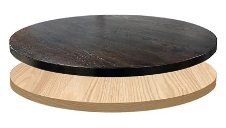 Drop Edge Wood Veneer Table Tops