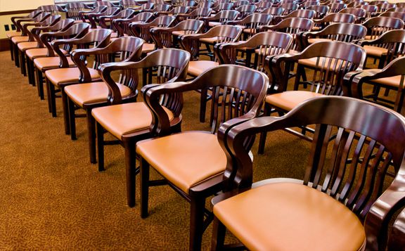 Oak Jury and Banker Arm Chair