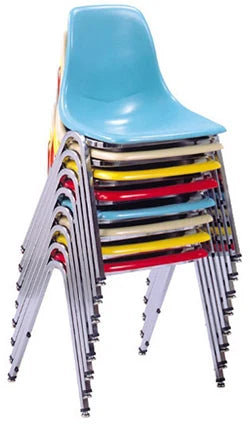 Molded Fiberglass Shell Seat Stack Chairs
