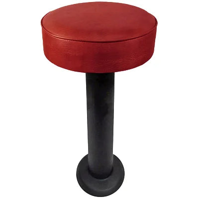 Fully Upholstered Budget Quick Ship Round Seat Bolt Down Counter Stools