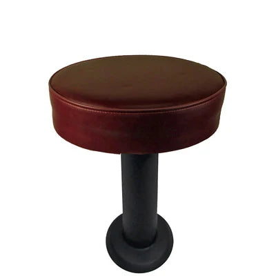 Fully Upholstered Budget Quick Ship Round Seat Bolt Down Counter Stools