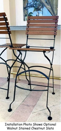 French Bistro Folding Bar Stool
