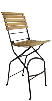 French Bistro Folding Bar Stool