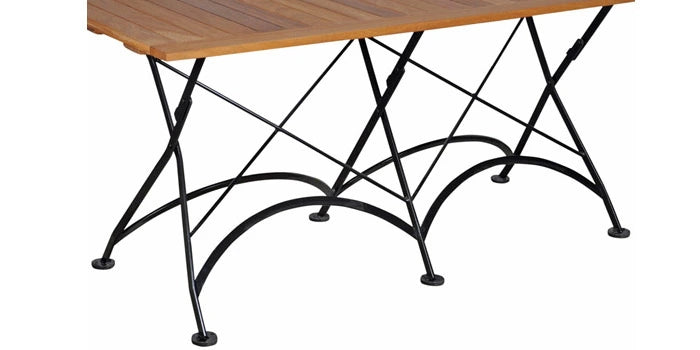 32" x 72" French Bistro Large Rectangular Folding Table