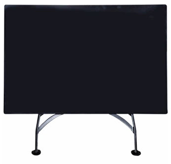 32" x 48" Rectangular French Bistro Steel Folding Table