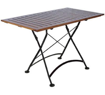 32" x 48" French Bistro Rectangular Folding Table