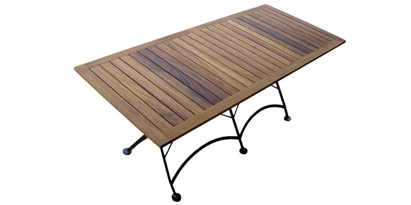32" x 72" French Bistro Large Rectangular Folding Table