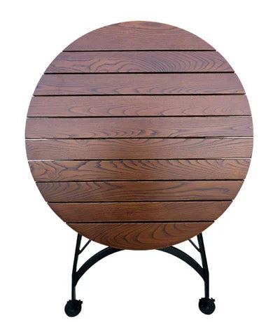 32" Round French Bistro Folding Table