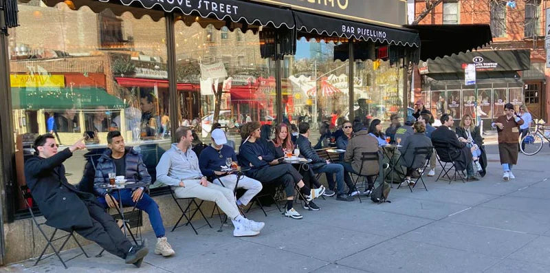 All Steel French Garden Café Folding Chair