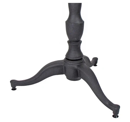 22" Georgian Style Ornate Tripod Cast Iron Table Base