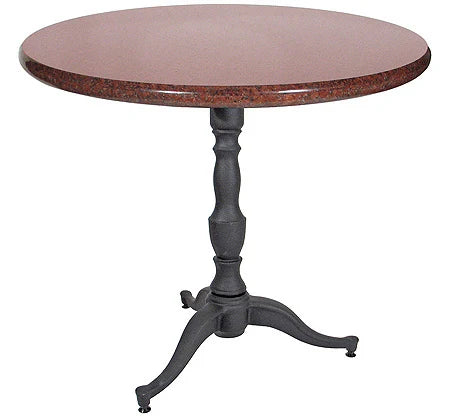 22" Georgian Style Ornate Tripod Cast Iron Table Base