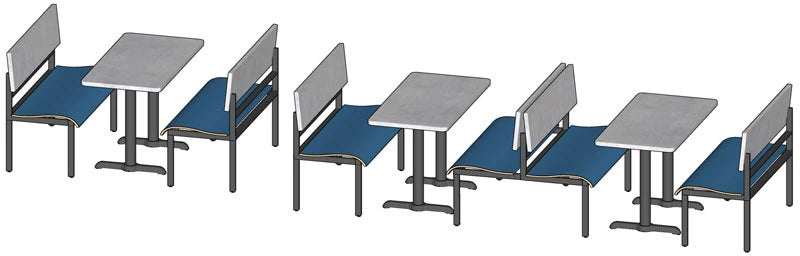 Horizon Laminated Hard Back Booths