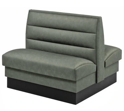 Horizontal Channel Back Upholstered Booth