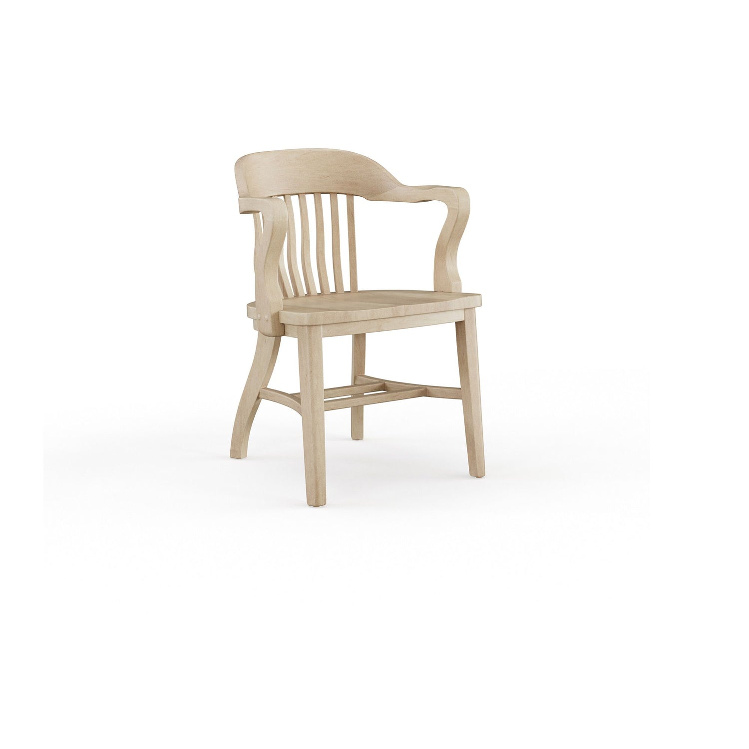Oak Jury and Banker Arm Chair