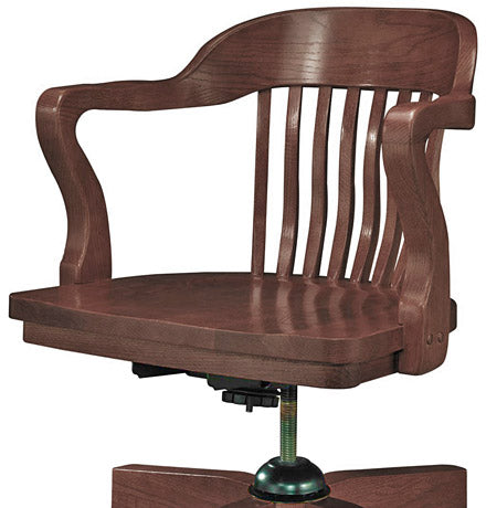 Oak Jury Swivel Arm Chairs