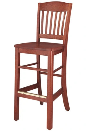 Lake Lodge Solid Oak Bar Stool