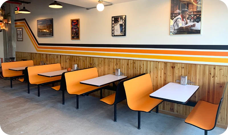 QUICK SHIP Wall Style Laminated Contoured Booths