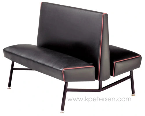 Mid-Century-Mod Upholstered Booth