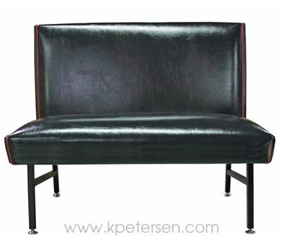 Mid-Century-Mod Upholstered Booth