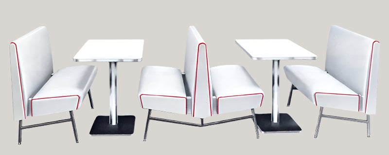 Mid-Century-Mod Upholstered Booth