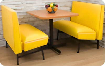 Mid-Century-Mod Upholstered Booth