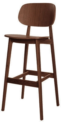 Modern All Wood Bar Stool
