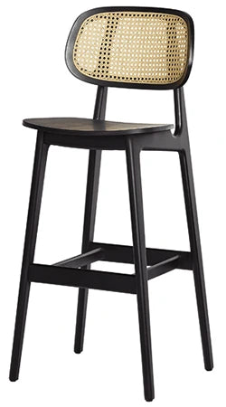 Cane & Wood Bar Stool