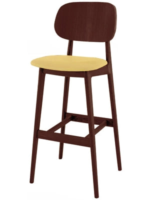 Modern All Wood Bar Stool