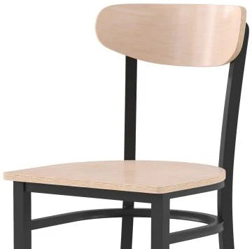 Moon Back Steel Bar Stool