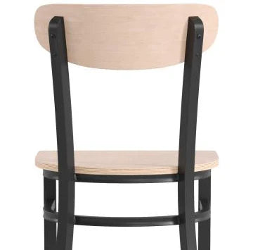 Moon Back Steel Bar Stool