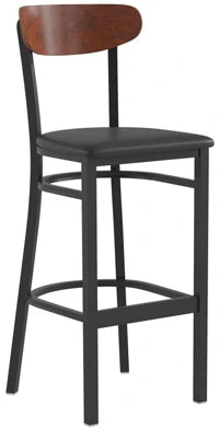 Moon Back Steel Bar Stool