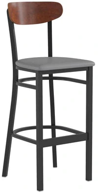 Moon Back Steel Bar Stool