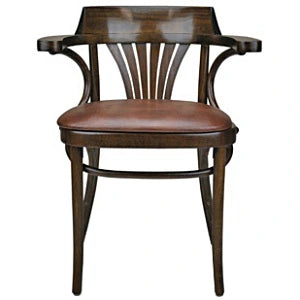New York Cafe Bentwood Fan Back Arm Chair