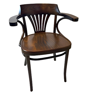 New York Cafe Bentwood Fan Back Arm Chair