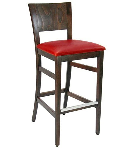 Contemporary Wood Bar Stool