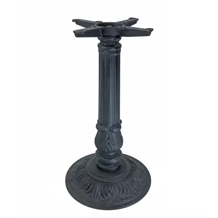 15" Round Victorian Ornate Cast Iron Table Base