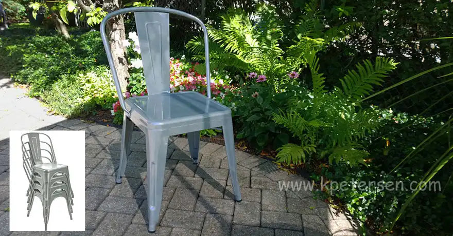 Brewtol Indoor-Outdoor Steel Stacking Chair