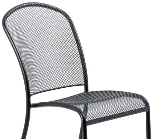 Deluxe Outdoor Steel Mesh Stacking Bar Stool
