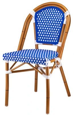 French Cafe Indoor-Outdoor Bamboo and Aluminum Chair