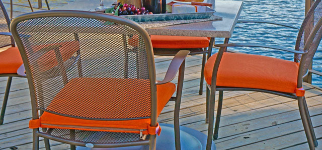 Deluxe Steel Mesh Stacking Arm Chair