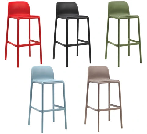 Polypropylene Outdoor Stacking Barstools